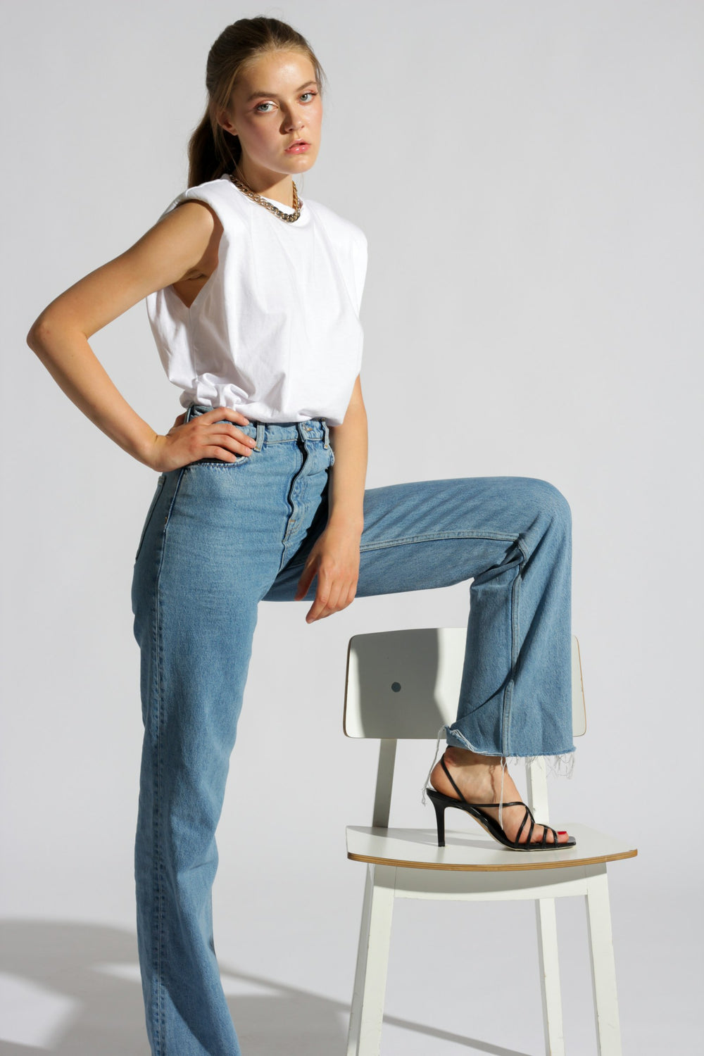 High-Rise Straight Jean