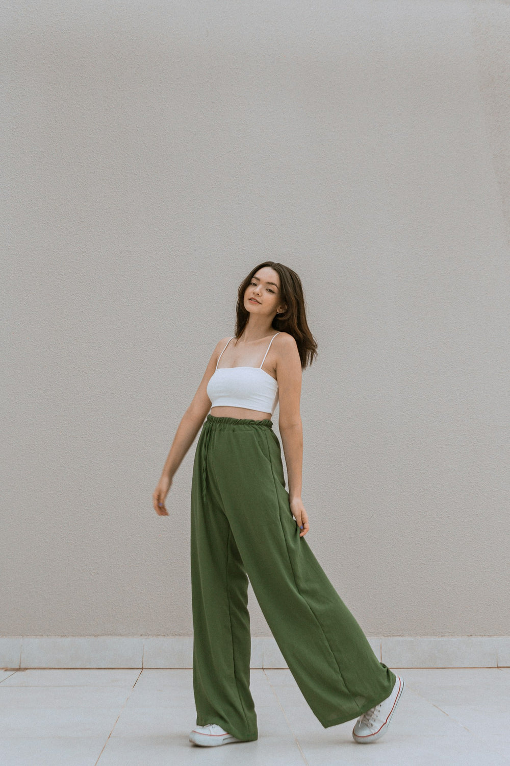 Wide-Leg Lounge Pant