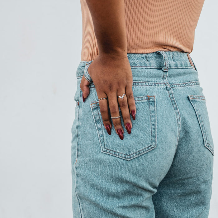High-Rise Straight Jean