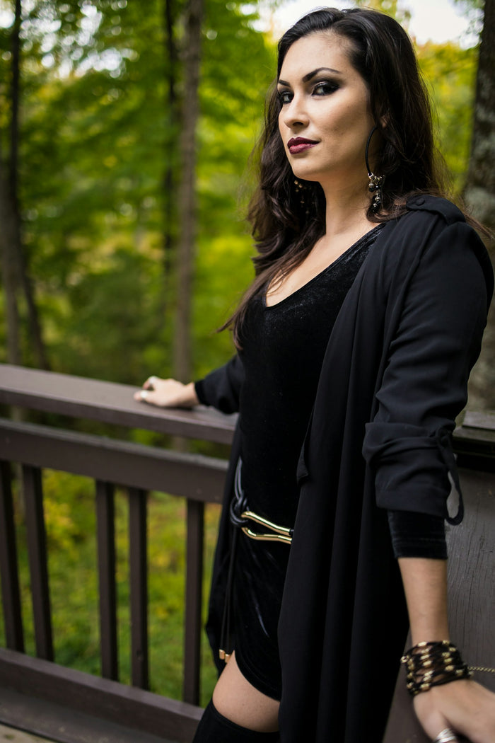 Longline Open Cardigan