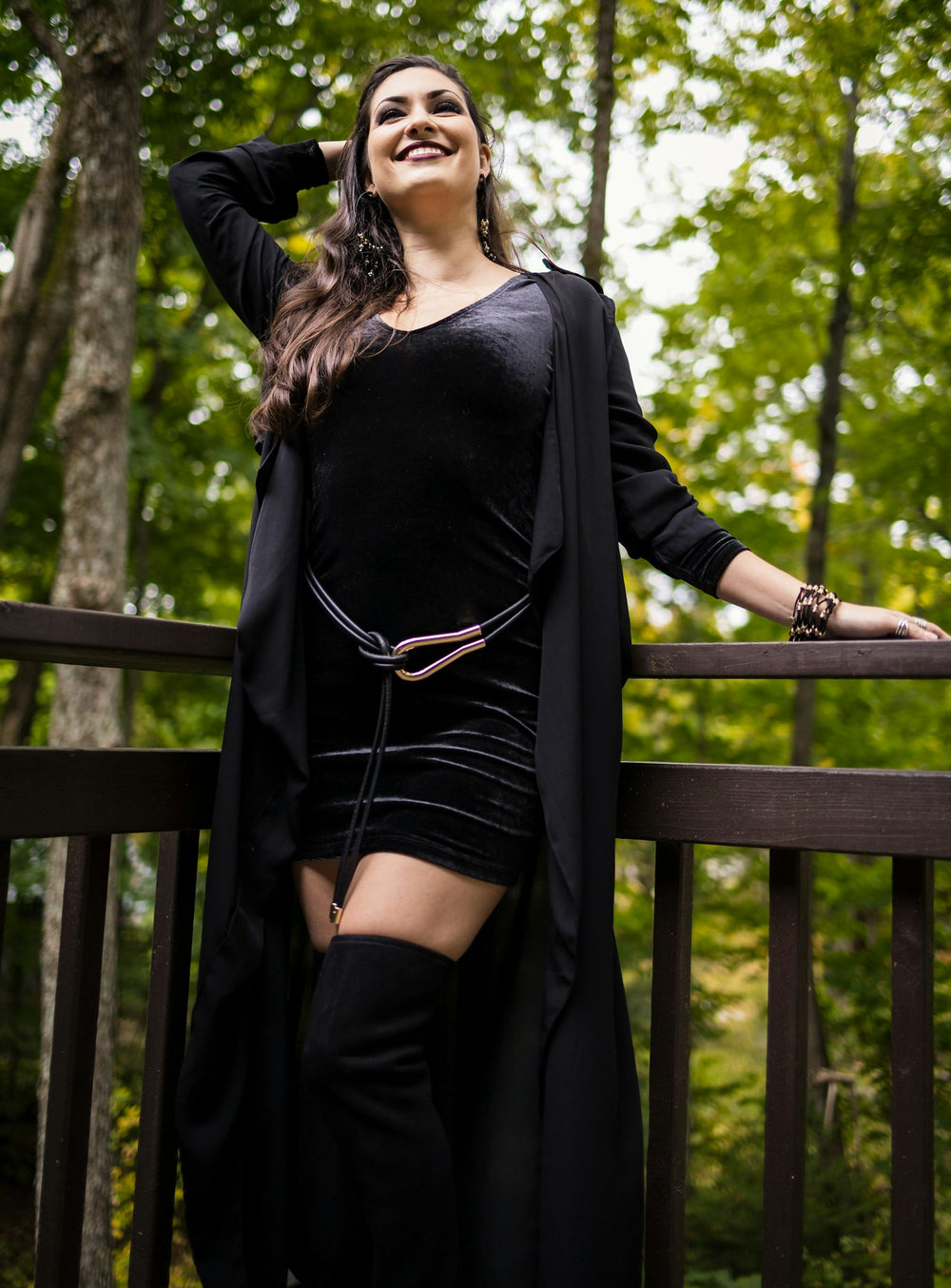 Longline Open Cardigan